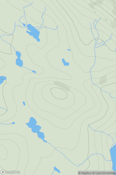 Thumbnail image for Cnoc Mor [Harris and Nearby Islands] [NB006103] showing contour plot for surrounding peak